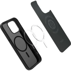 ETUI SPIGEN IPHONE 16 PRO MAX LIQUID AIR ”T” MAG MAGSAFE MATOWE CZARNE