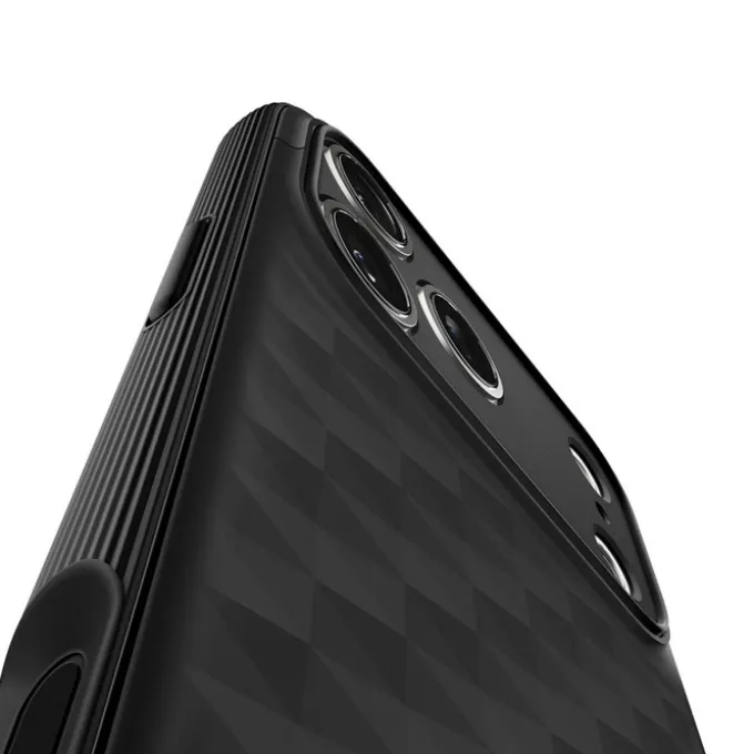 ETUI SPIGEN IPHONE 17 PRO MAX PARALLAX ”S” MAG MAGSAFE MATTE BLACK