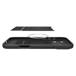 ETUI SPIGEN IPHONE 17 PRO MAX PARALLAX ”S” MAG MAGSAFE MATTE BLACK