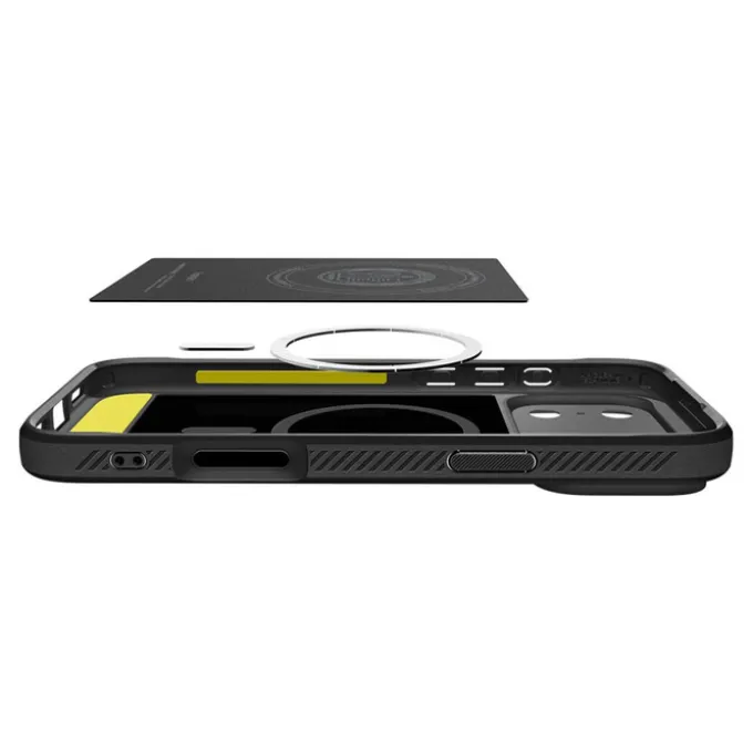 ETUI SPIGEN IPHONE 17 PRO MAX RUGGED ARMOR MAG MAGSAFE MATTE BLACK