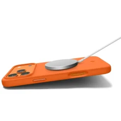 ETUI SPIGEN IPHONE 17 PRO MAX SILICONE FIT MAG MAGSAFE COSMIC ORANGE