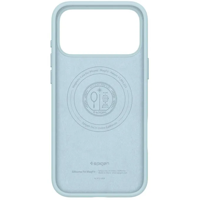 ETUI SPIGEN IPHONE 17 PRO MAX SILICONE FIT MAG MAGSAFE MUTE BLUE