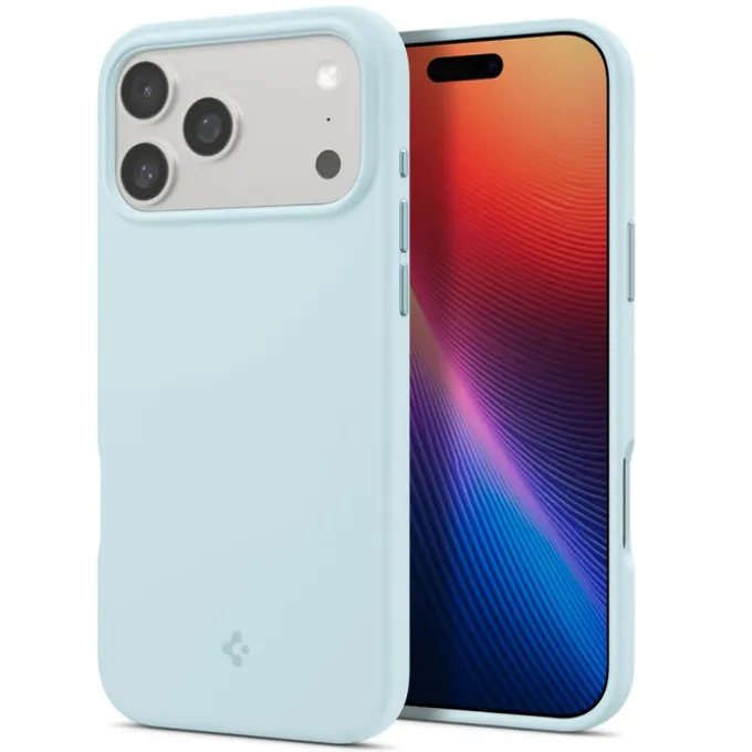 ETUI SPIGEN IPHONE 17 PRO MAX SILICONE FIT MAG MAGSAFE MUTE BLUE
