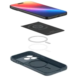 ETUI SPIGEN IPHONE 17 PRO MAX THIN FIT MAG MAGSAFE METAL SLATE