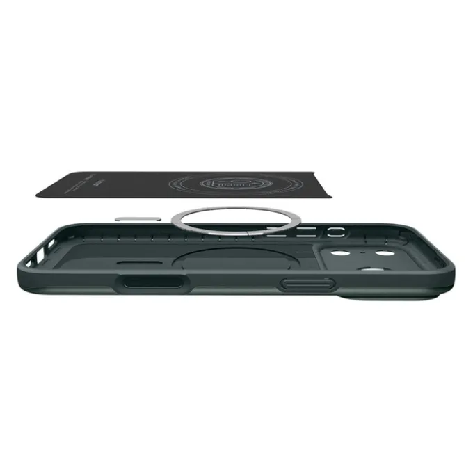 ETUI SPIGEN IPHONE 17 PRO MAX THIN FIT MAG MAGSAFE ABYSS GREEN