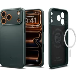 ETUI SPIGEN IPHONE 17 PRO MAX THIN FIT MAG MAGSAFE ABYSS GREEN