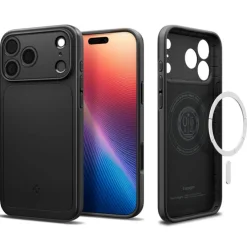 ETUI SPIGEN IPHONE 17 PRO MAX THIN FIT MAG MAGSAFE BLACK