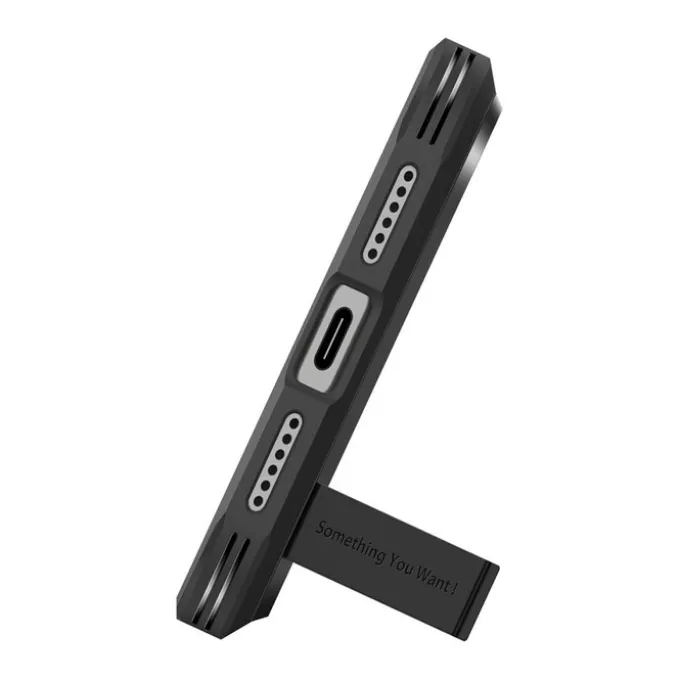 ETUI SPIGEN IPHONE 17 PRO MAX TOUGH ARMOR ”T” MAG MAGSAFE CZARNE