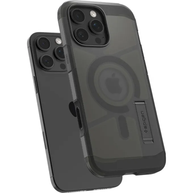 ETUI SPIGEN IPHONE 16 PRO MAX TOUGH ARMOR ”T” MAG MAGSAFE FROST BLACK