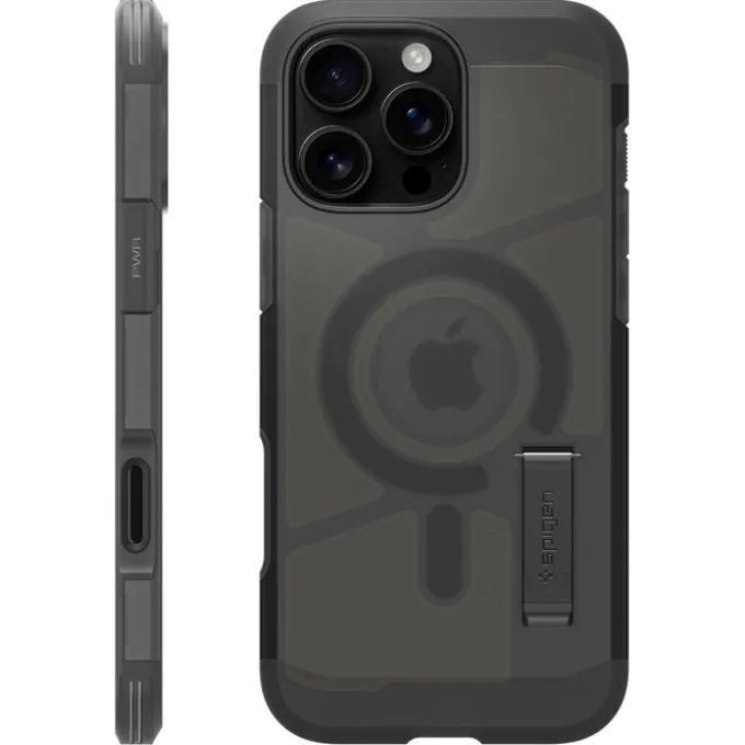 ETUI SPIGEN IPHONE 16 PRO MAX TOUGH ARMOR ”T” MAG MAGSAFE FROST BLACK