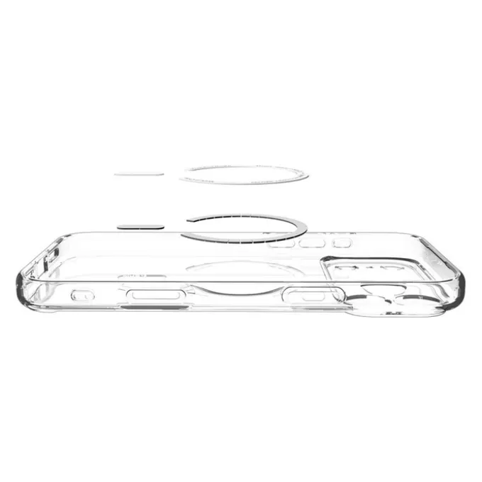 ETUI SPIGEN IPHONE 17 PRO MAX ULTRA HYBRID MAG MAGSAFE CLEAR/GRAPHITE