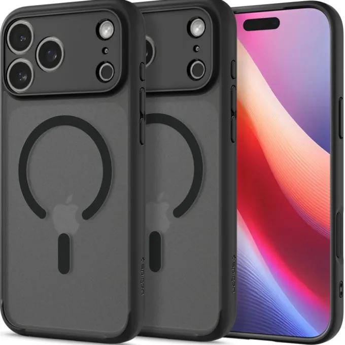 ETUI SPIGEN IPHONE 17 PRO MAX ULTRA HYBRID MAG MAGSAFE FROST BLACK
