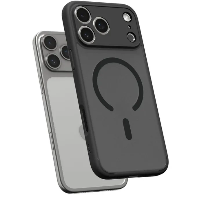 ETUI SPIGEN IPHONE 17 PRO MAX ULTRA HYBRID MAG MAGSAFE FROST BLACK