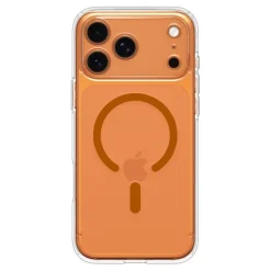 ETUI SPIGEN IPHONE 17 PRO MAX ULTRA HYBRID MAG MAGSAFE CLEAR/ORANGE