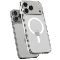 ETUI SPIGEN IPHONE 17 PRO MAX ULTRA HYBRID MAG MAGSAFE CLEAR/WHITE