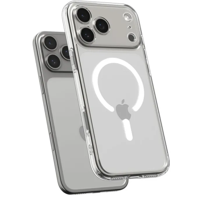 ETUI SPIGEN IPHONE 17 PRO MAX ULTRA HYBRID MAG MAGSAFE CLEAR/WHITE