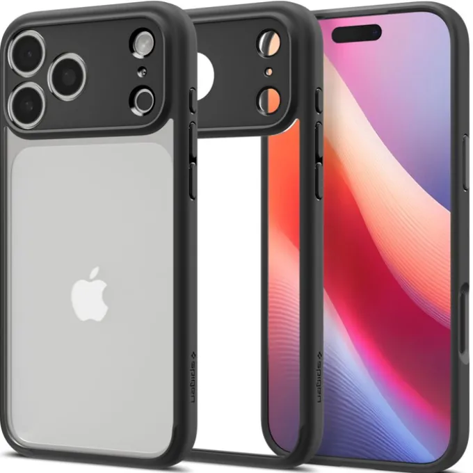ETUI SPIGEN IPHONE 17 PRO MAX ULTRA HYBRID MATTE BLACK