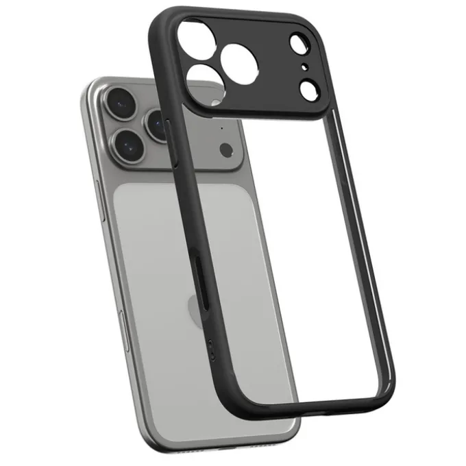 ETUI SPIGEN IPHONE 17 PRO MAX ULTRA HYBRID MATTE BLACK