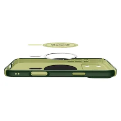 ETUI SPIGEN IPHONE 17 PRO NANO POP HYBRID MAG MAGSAFE AVO GREEN