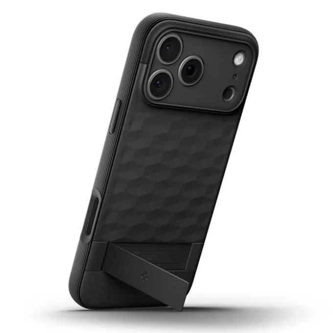 ETUI SPIGEN IPHONE 17 PRO PARALLAX ”S” MAG MAGSAFE MATTE BLACK