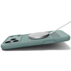 ETUI SPIGEN IPHONE 17 PRO PARALLAX ”S” MAG MAGSAFE SAGE GREEN