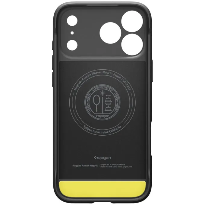 ETUI SPIGEN IPHONE 17 PRO RUGGED ARMOR MAG MAGSAFE MATTE BLACK
