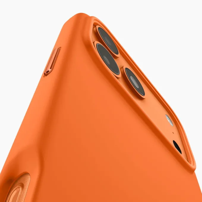 ETUI SPIGEN IPHONE 17 PRO SILICONE FIT MAG MAGSAFE COSMIC ORANGE