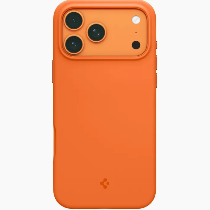 ETUI SPIGEN IPHONE 17 PRO SILICONE FIT MAG MAGSAFE COSMIC ORANGE
