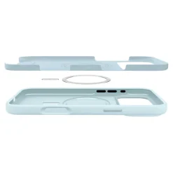 ETUI SPIGEN IPHONE 17 PRO SILICONE FIT MAG MAGSAFE MUTE BLUE