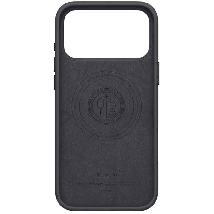 ETUI SPIGEN IPHONE 17 PRO SILICONE FIT MAG MAGSAFE BLACK