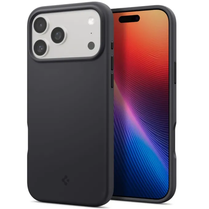 ETUI SPIGEN IPHONE 17 PRO SILICONE FIT MAG MAGSAFE BLACK
