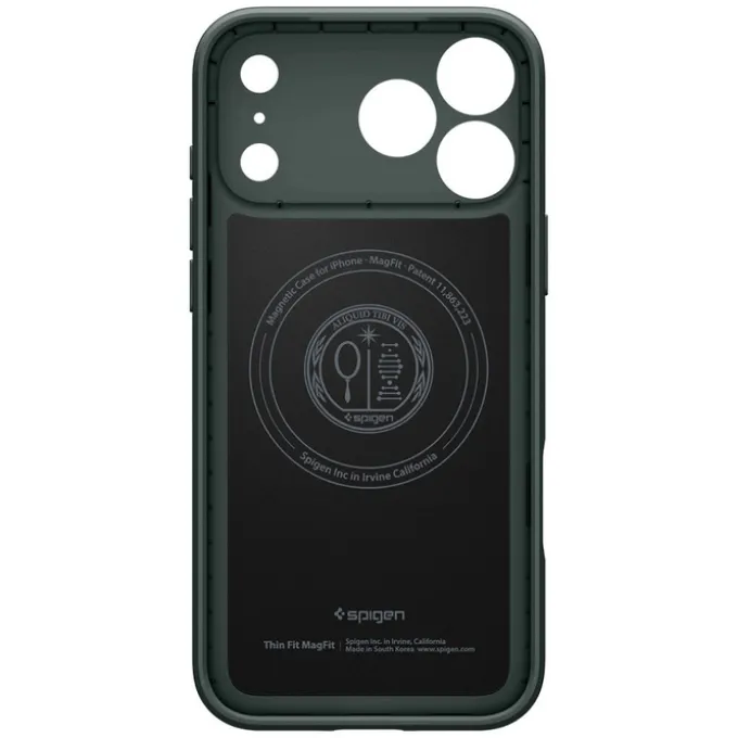 ETUI SPIGEN IPHONE 17 PRO THIN FIT MAG MAGSAFE ABYSS GREEN