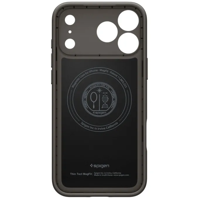 ETUI SPIGEN IPHONE 17 PRO THIN FIT MAG MAGSAFE GUNMETAL