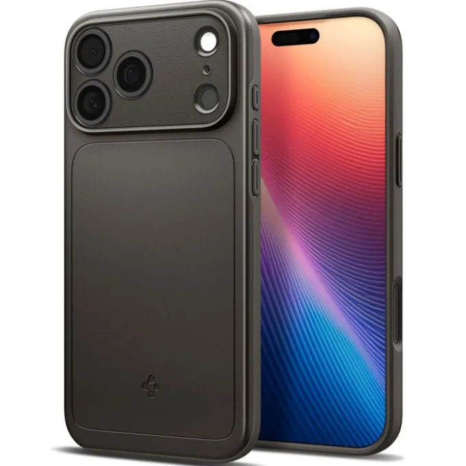 ETUI SPIGEN IPHONE 17 PRO THIN FIT MAG MAGSAFE GUNMETAL