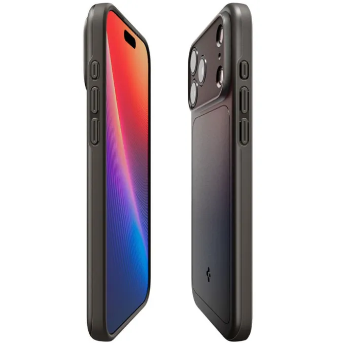 ETUI SPIGEN IPHONE 17 PRO THIN FIT MAG MAGSAFE GUNMETAL