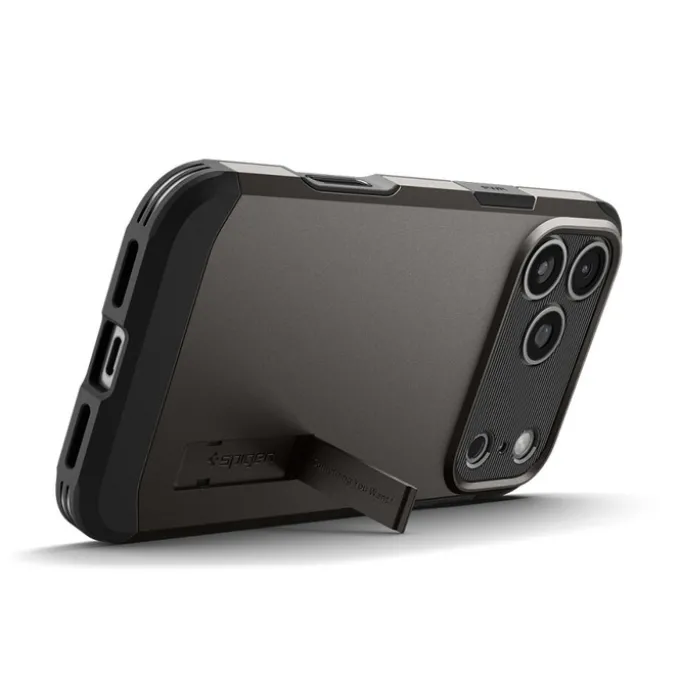 ETUI SPIGEN IPHONE 17 PRO TOUGH ARMOR ”T” MAG MAGSAFE GUNMETAL