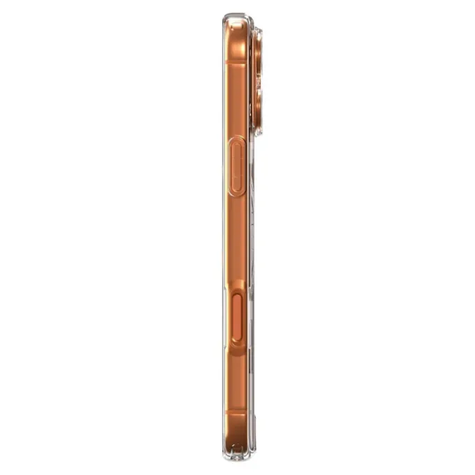 ETUI SPIGEN IPHONE 17 PRO ULTRA HYBRID MAG MAGSAFE CLEAR/ORANGE