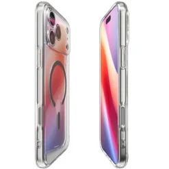 ETUI SPIGEN IPHONE 17 PRO ULTRA HYBRID MAG MAGSAFE CLEAR/GRAPHITE