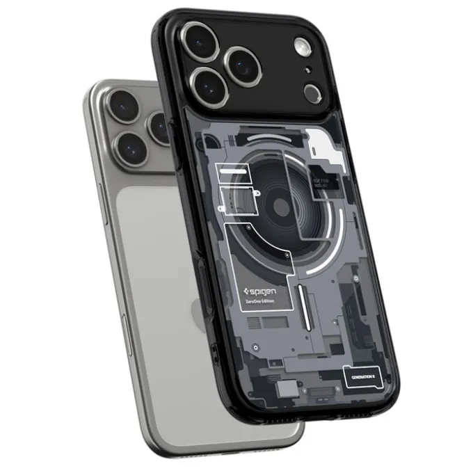 ETUI SPIGEN IPHONE 17 PRO ULTRA HYBRID MAG MAGSAFE ZERO ONE BLACK