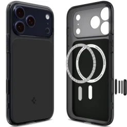 ETUI SPIGEN IPHONE 17 PRO ULTRA HYBRID ”T” MAG MAGSAFE MATTE BLACK