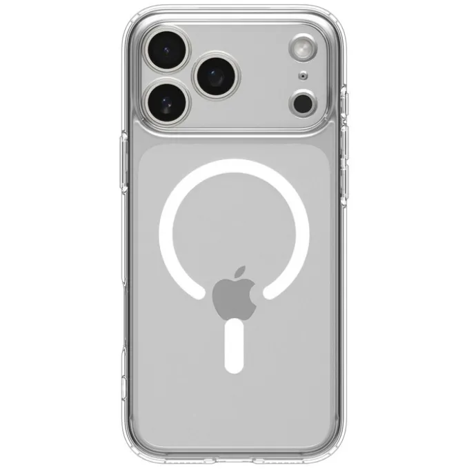 ETUI SPIGEN IPHONE 17 PRO ULTRA HYBRID MAG MAGSAFE CLEAR/WHITE