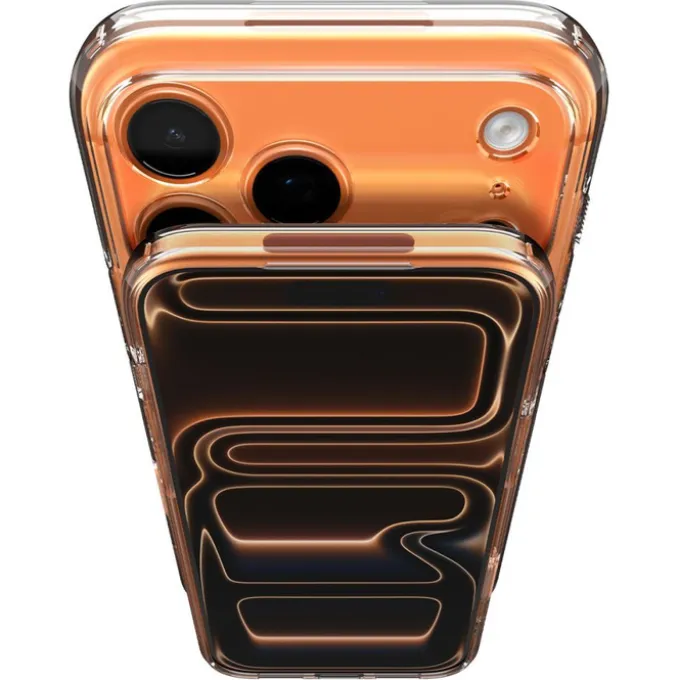 ETUI SPIGEN IPHONE 17 PRO ULTRA HYBRID ”T” MAG MAGSAFE GLOSSY ORANGE