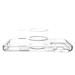 ETUI SPIGEN IPHONE 17 PRO ULTRA HYBRID MAG MAGSAFE CLEAR/DEEP BLUE