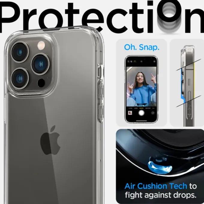 Etui SPIGEN iPhone 14 Pro Ultra Hybrid Crystal Clear Case