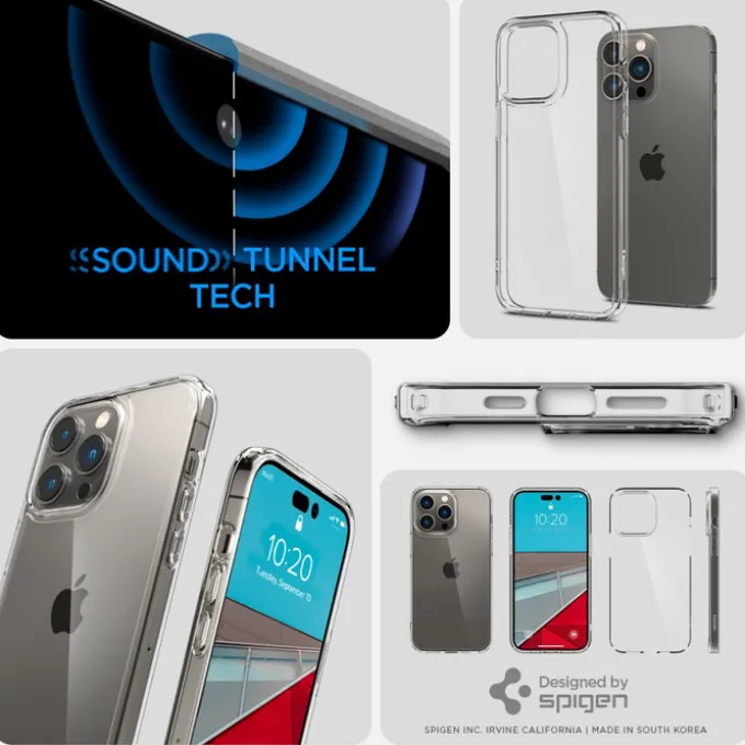 Etui SPIGEN iPhone 14 Pro Ultra Hybrid Crystal Clear Case