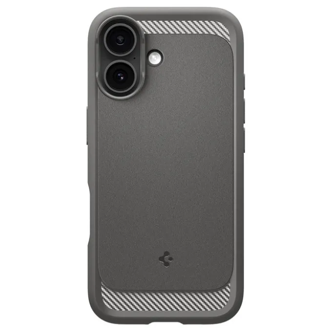 ETUI SPIGEN IPHONE 17 RUGGED ARMOR MAG MAGSAFE GREY