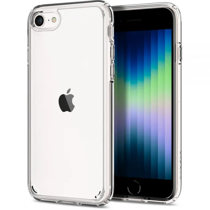 Etui SPIGEN iPhone SE 2022 2020 7 8 Ultra Hybrid Przezroczyste Clear Przezroczysty Case