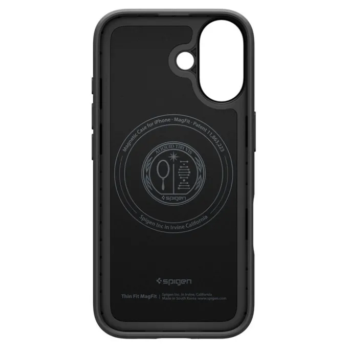 ETUI SPIGEN IPHONE 17 THIN FIT MAG MAGSAFE BLACK