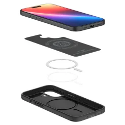 ETUI SPIGEN IPHONE 17 THIN FIT MAG MAGSAFE BLACK