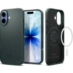 ETUI SPIGEN IPHONE 17 THIN FIT MAG MAGSAFE ABYSS GREEN